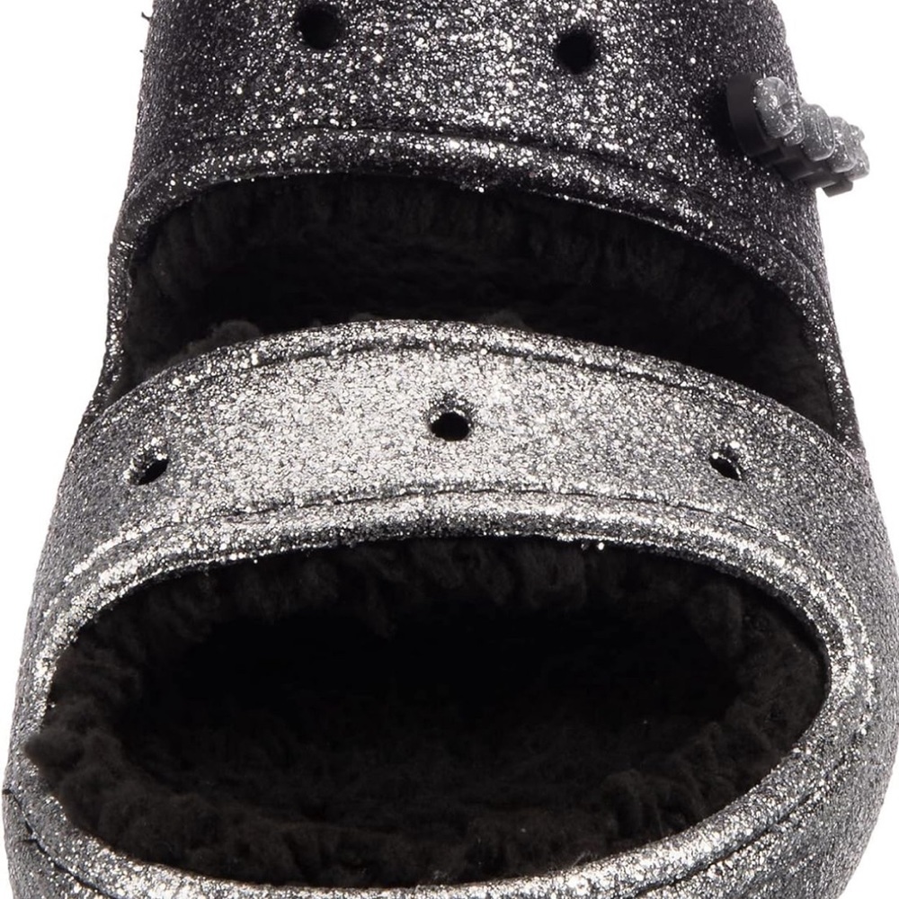 Crocs sandal unisex black/silver M2/W4 - Picture 6 of 14